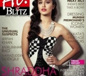 Shraddha Kapoor Hi! Blitz Magazine Cover Aug 2014 Image