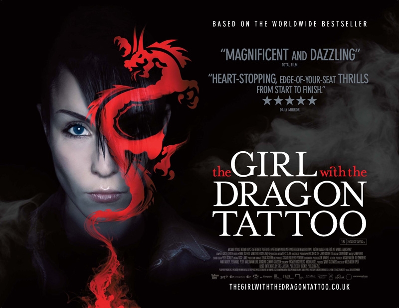 the girl with the dragon tattoo movie poster