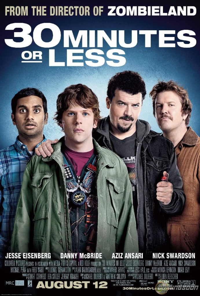 30 Minutes or Less Movie Poster And Trailer 2011