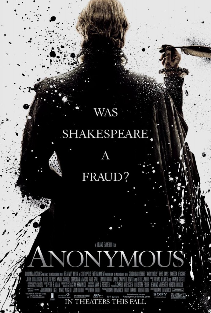 Anonymous Movie Poster And Trailer 2011