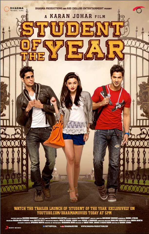 Student of the Year Official Poster Student of the Year Official Poster