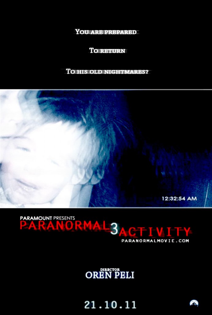 Paranormal Activity 3 Movie Poster And Trailer 2011 Paranormal Activity 3 Movie Poster And Trailer 2011