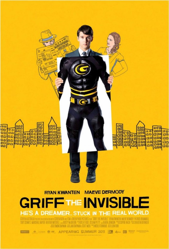 Griff the Invisible Movie Poster And Trailer 2011 Griff the Invisible Movie Poster And Trailer 2011