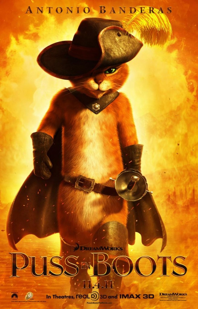 Puss In Boots Movie Poster And Trailer 2011