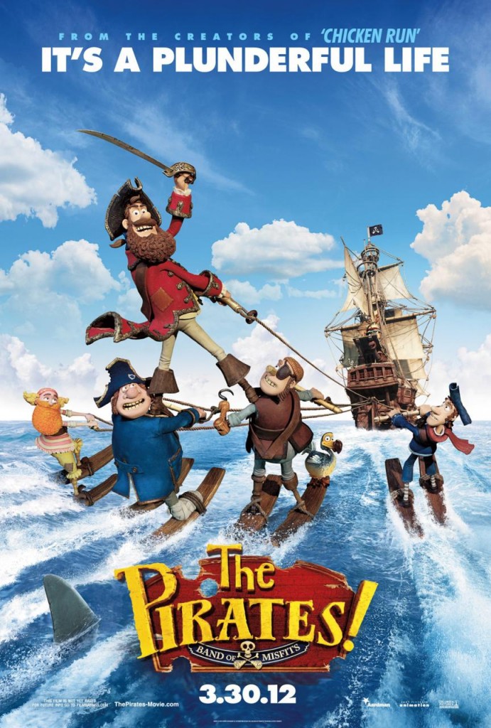 The Pirates! Band of Misfits Movie poster And Trailer 2012 The Pirates! Band of Misfits Movie poster And Trailer 2012