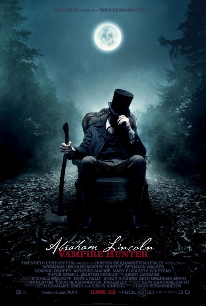 Abraham Lincoln Vampire Hunter Movie poster and trailer 2012 Abraham Lincoln Vampire Hunter Movie poster and trailer 2012