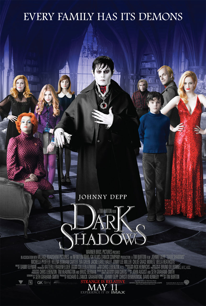 Dark Shadows Movie Poster And Trailer 2012