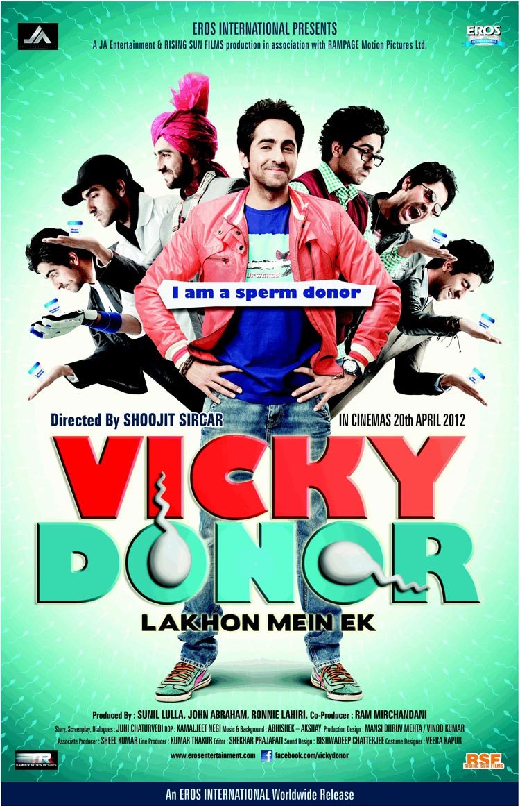Vicky Donor Movie Poster And Trailer 2012