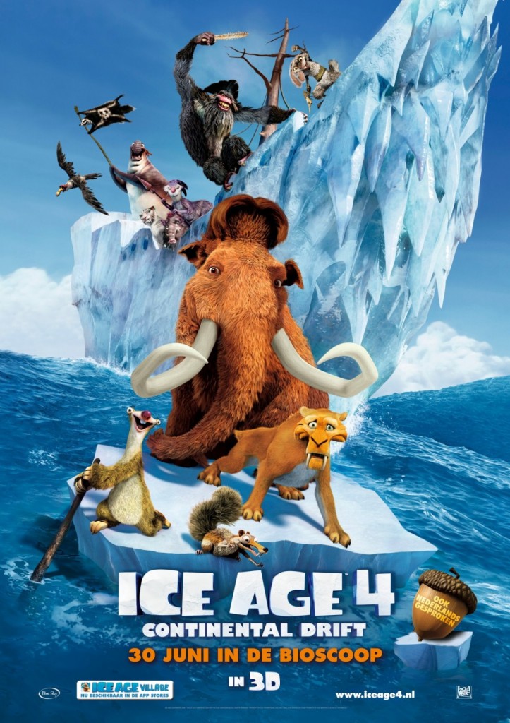 Ice Age Continental Drift Movie Poster Ice Age Continental Drift Movie Poster