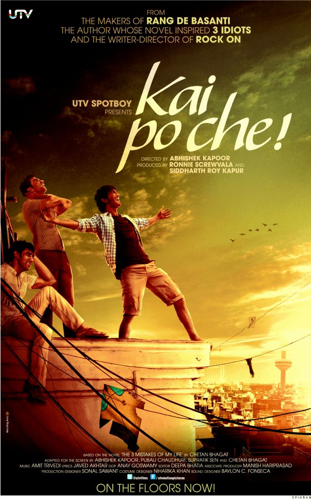 Kai Po Che Movie First look And Poster