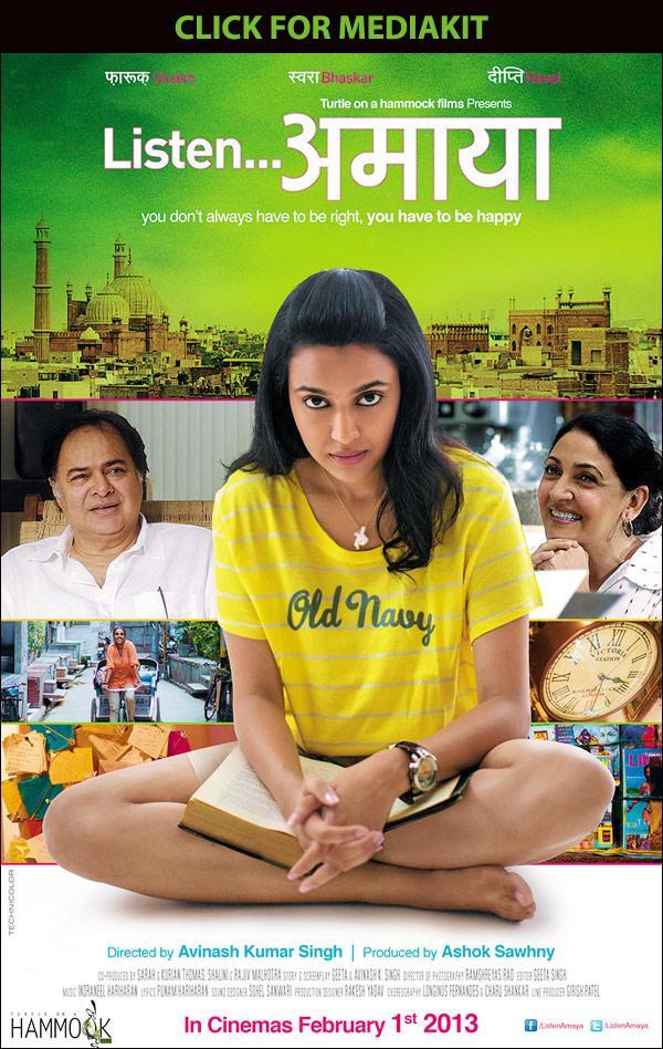 Listen... Amaya Movie poster 2013