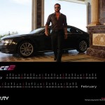 Jan-Feb With Saif Ali Khan in Race2 Audi 2013 Calendar
