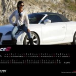 March-April With Deepika Padukone in Race2 Audi 2013 Calendar