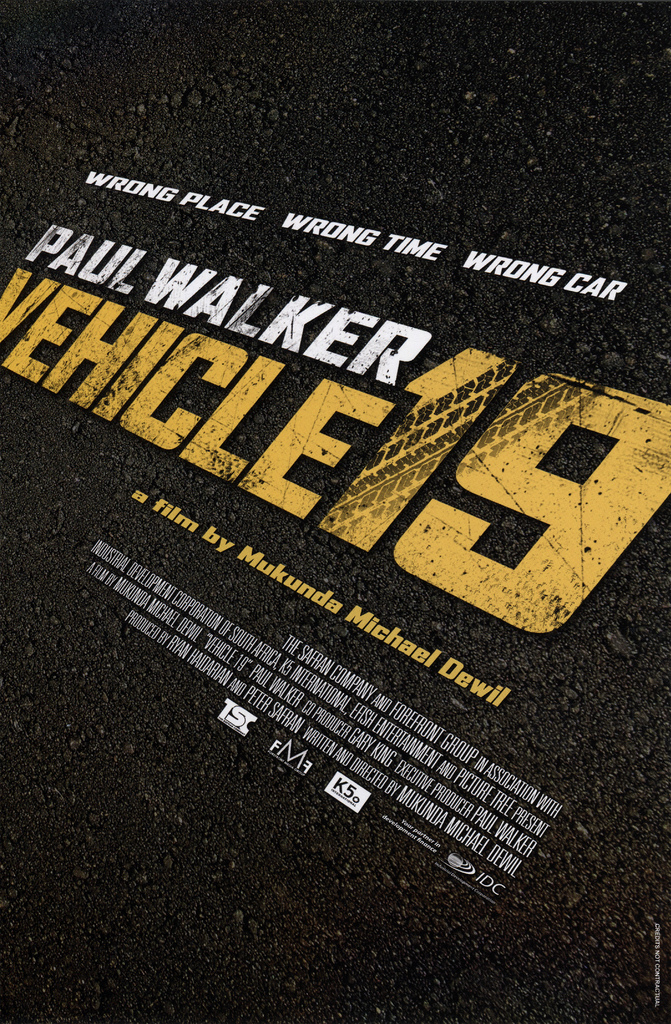 Vehicle 19 Movie poster 2013