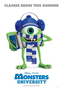 Monsters University Poster 3