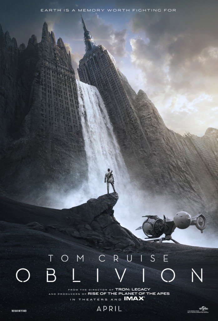 Tom Cruise in OBLIVION Teaser Poster