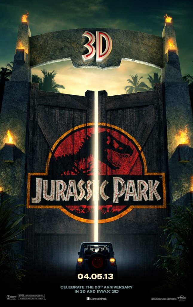 Jurassic Park 3D Movie Poster 2013