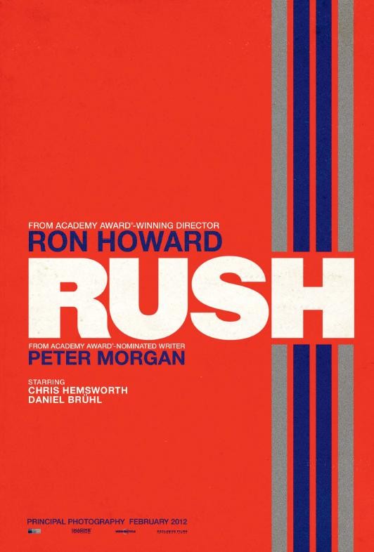 Rush Movie poster 2013