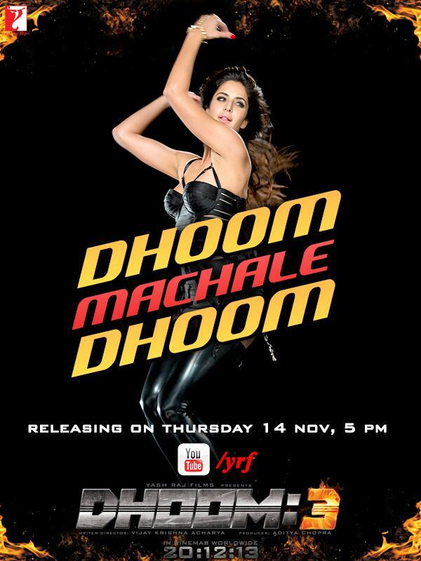 Dhoom Machale Dhoom Song Releasing on 14 November