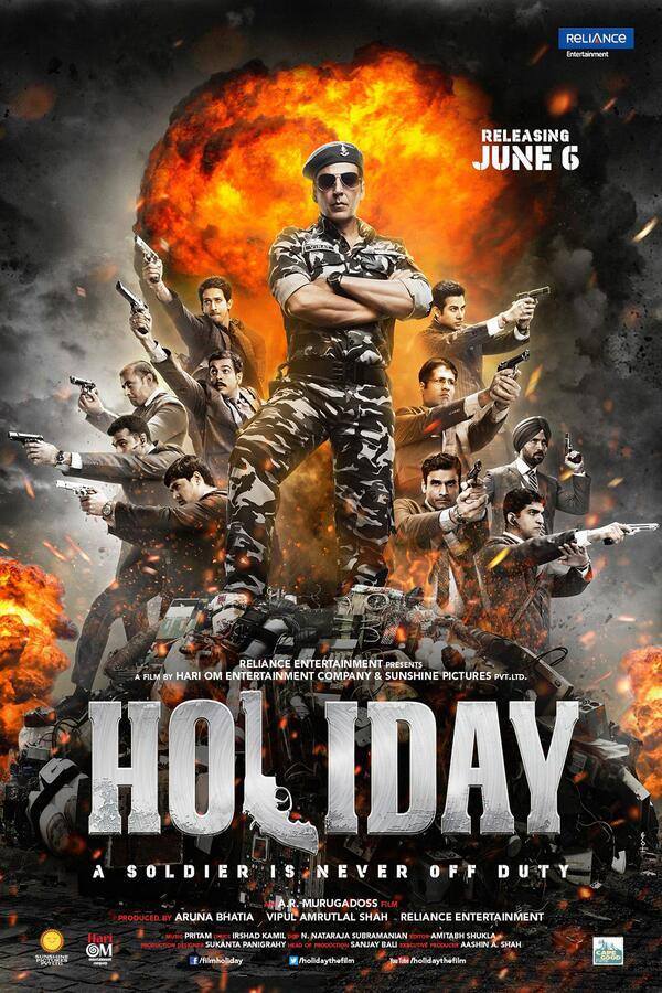 Holiday Latest Poster - Akshay Kumar’s Upcoming Movie 2014