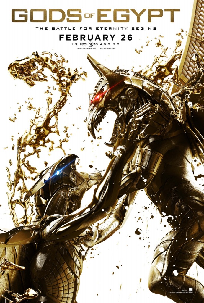 Gods of Egypt Poster 1- India Release