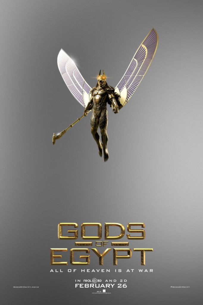 Gods of Egypt Poster 2- India Release
