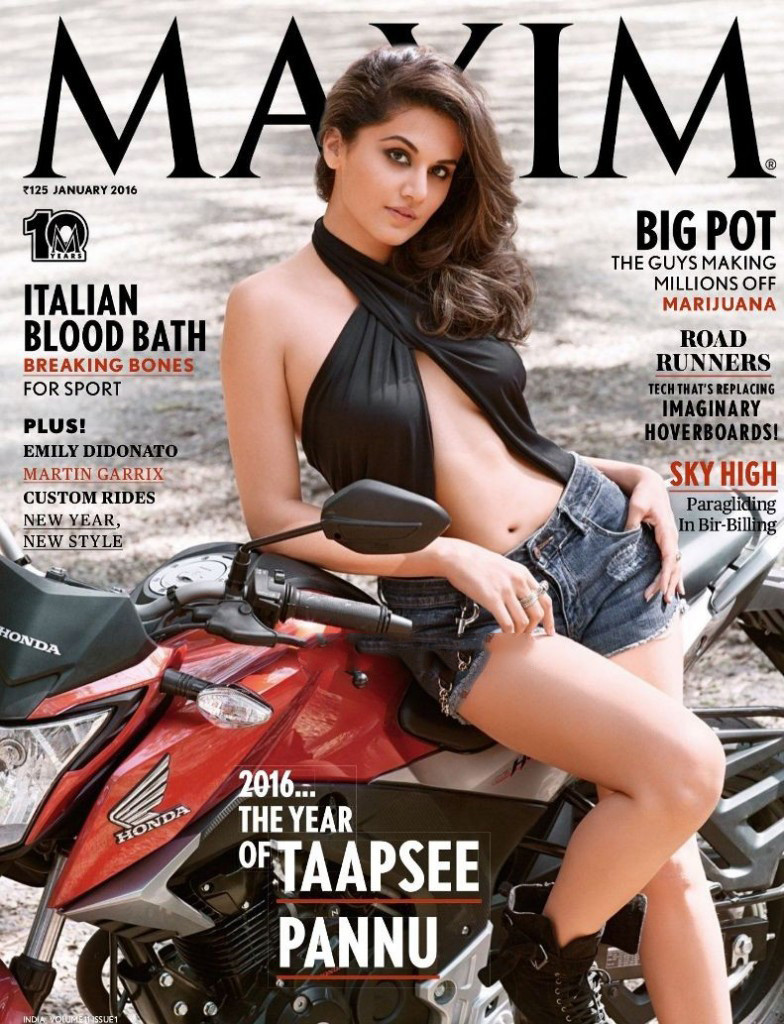 Tapsee Pannu Hottest Photoshoot For Maxim Cover Magazine 1
