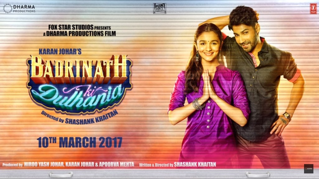 Badrinath Ki Dulhania Poster 2- India Release