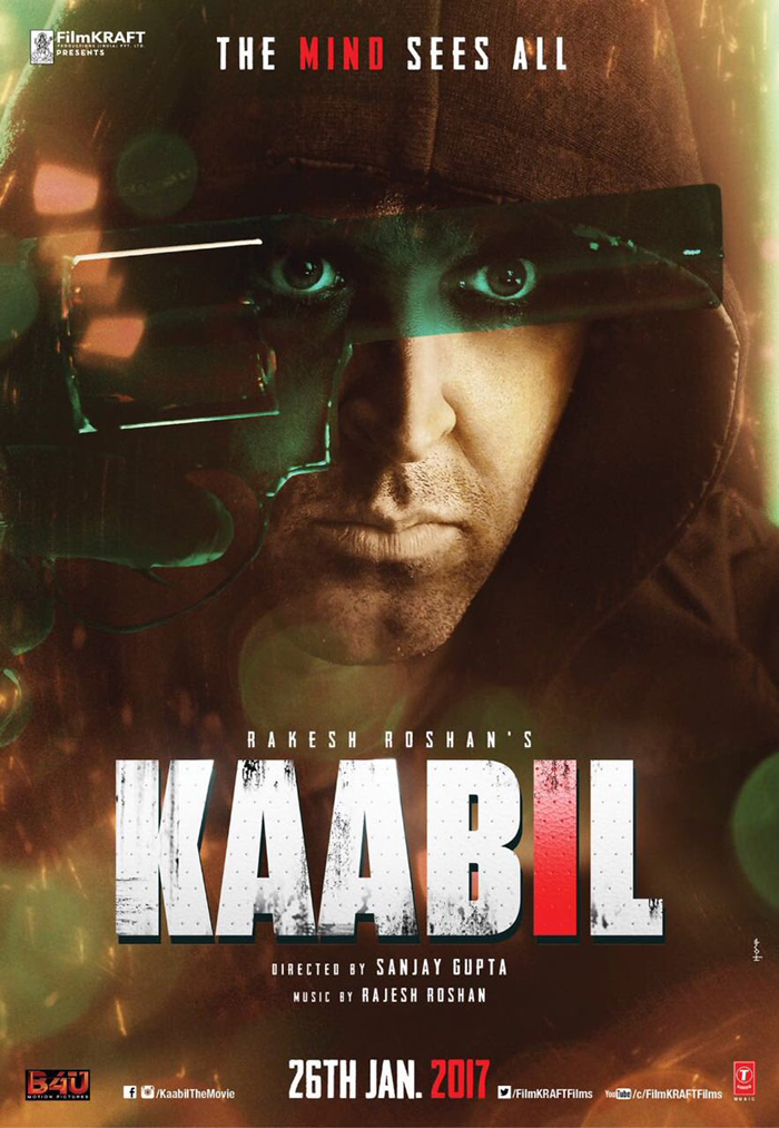 Kaabil Poster 2- India Release