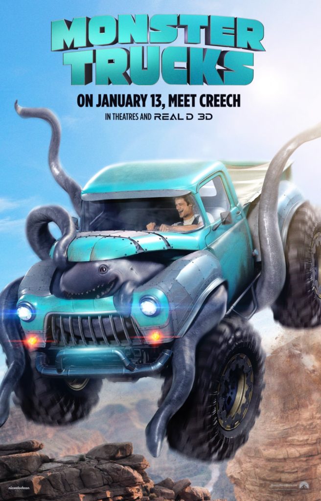 Monster Trucks Poster 1- India Release