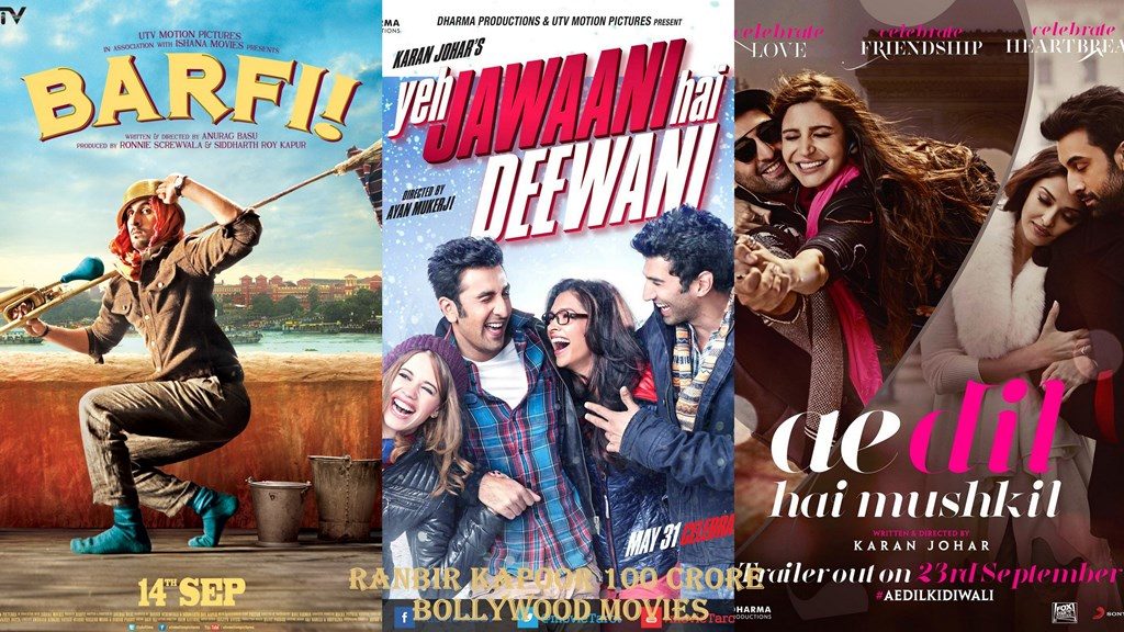 Ranbir Kapoor 100 Crore Movies List