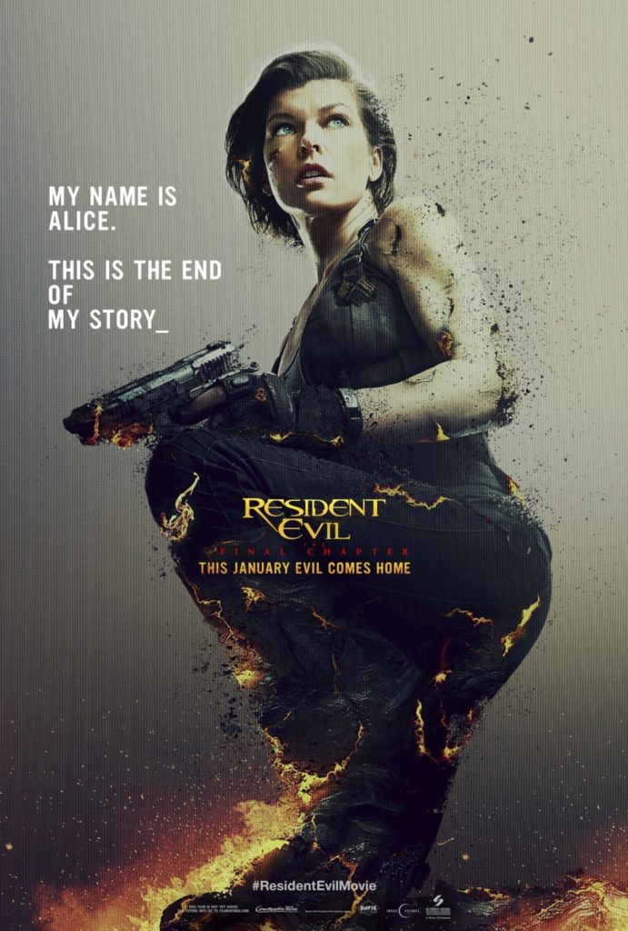 Resident Evil- The Final Chapter Poster 5 - India Release