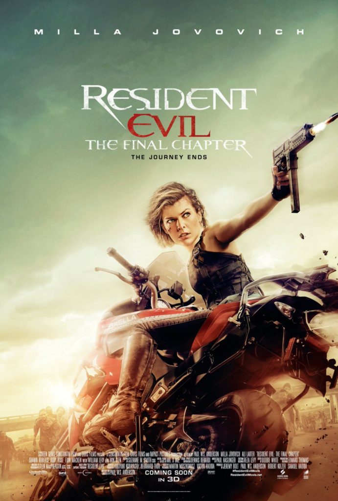Resident Evil- The Final Chapter Poster 8- India Release