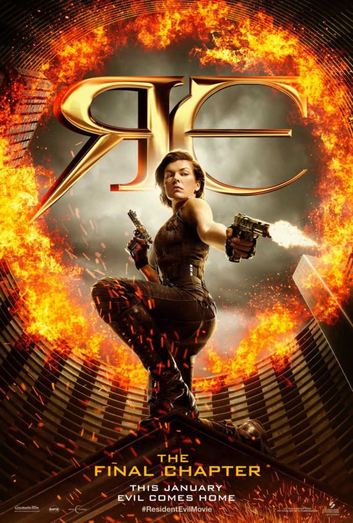 Resident Evil- The Final Chapter Poster - India Release