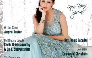 Amyra Dastur on Cover Of Wedding Affaie Magazine Dec-Jan 2017