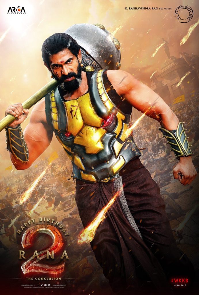 Baahubali 2 Poster India Release – Rana Daggubati as Bhallaladeva