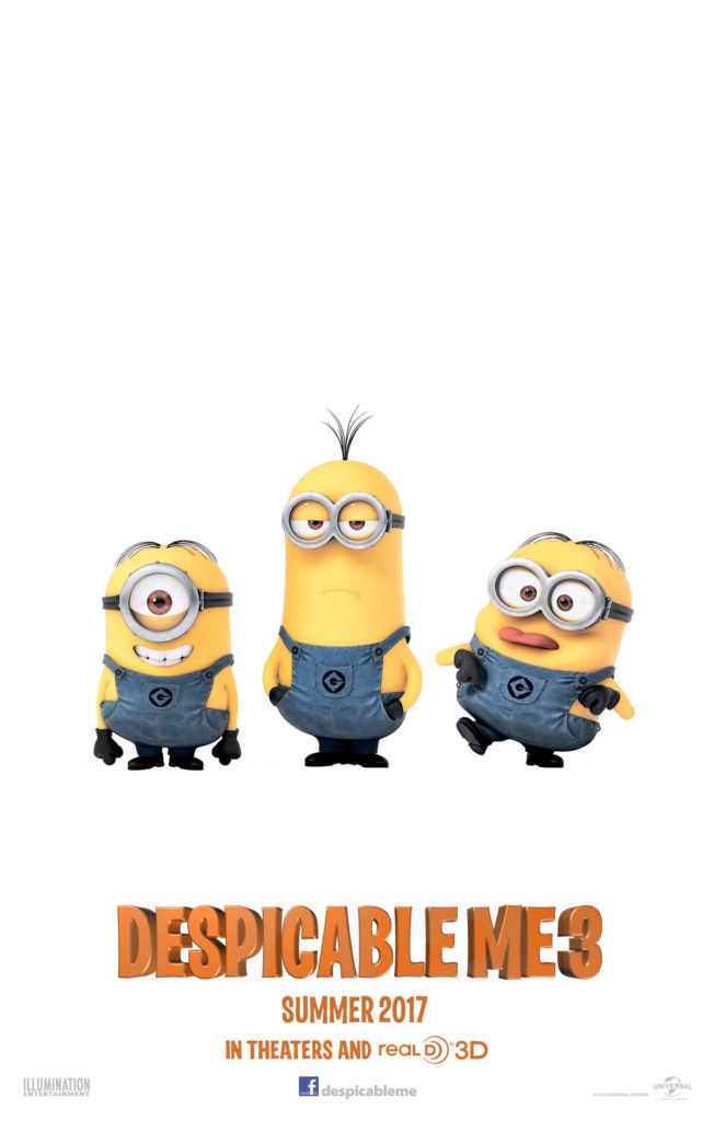 Despicable Me 3 Poster 3- India Release 2017