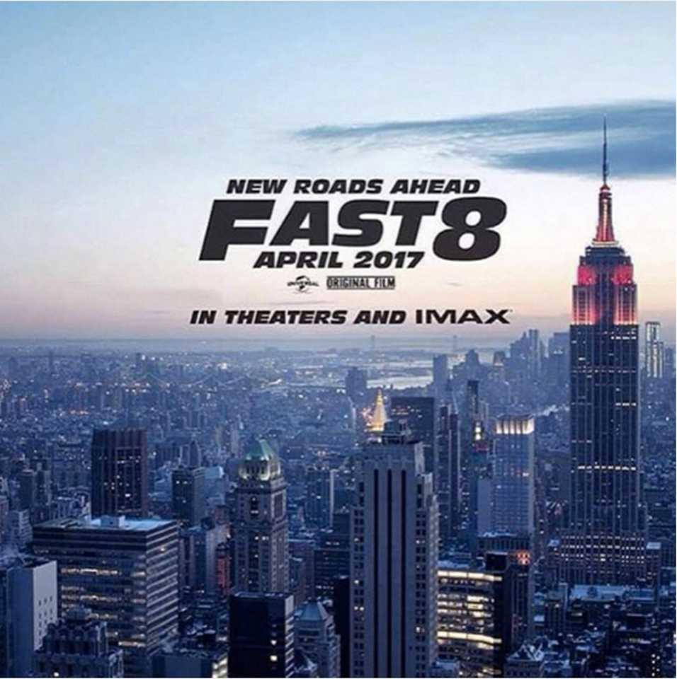 Fast 8 Poster 1- India Release 2017