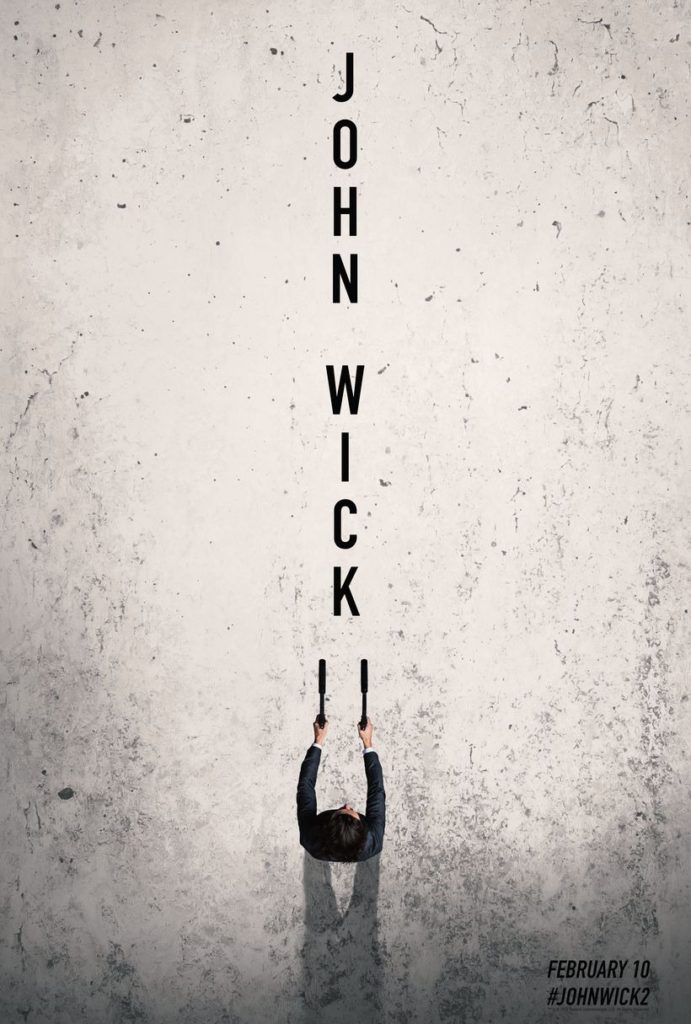 John Wick- Chapter 2 Movie Poster - India Release 24 February 207
