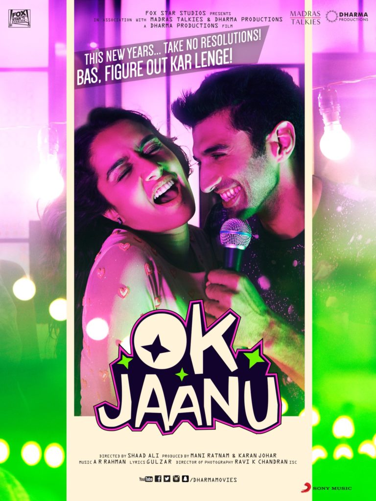 OK Jaanu New Year Resolution Poster