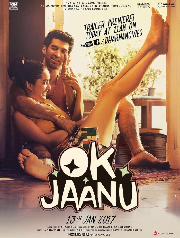 OK Jaanu Romantic Fourth Poster