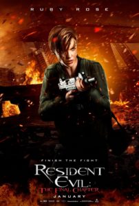 Resident Evil- The Final Chapter Character Poster 3 - India Release