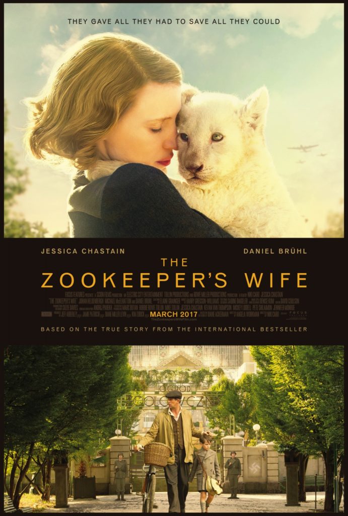 The Zookeeper's Wife Poster 2- India Release 2017