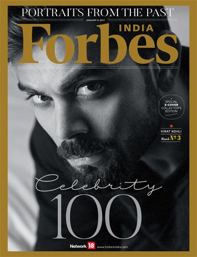 Virat on the cover of Forbes India