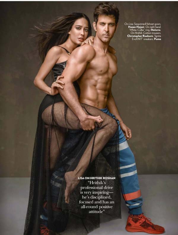 Hrithik Roshan & Lisa Haydon Vogue India Photoshoot January 2017 Picture2