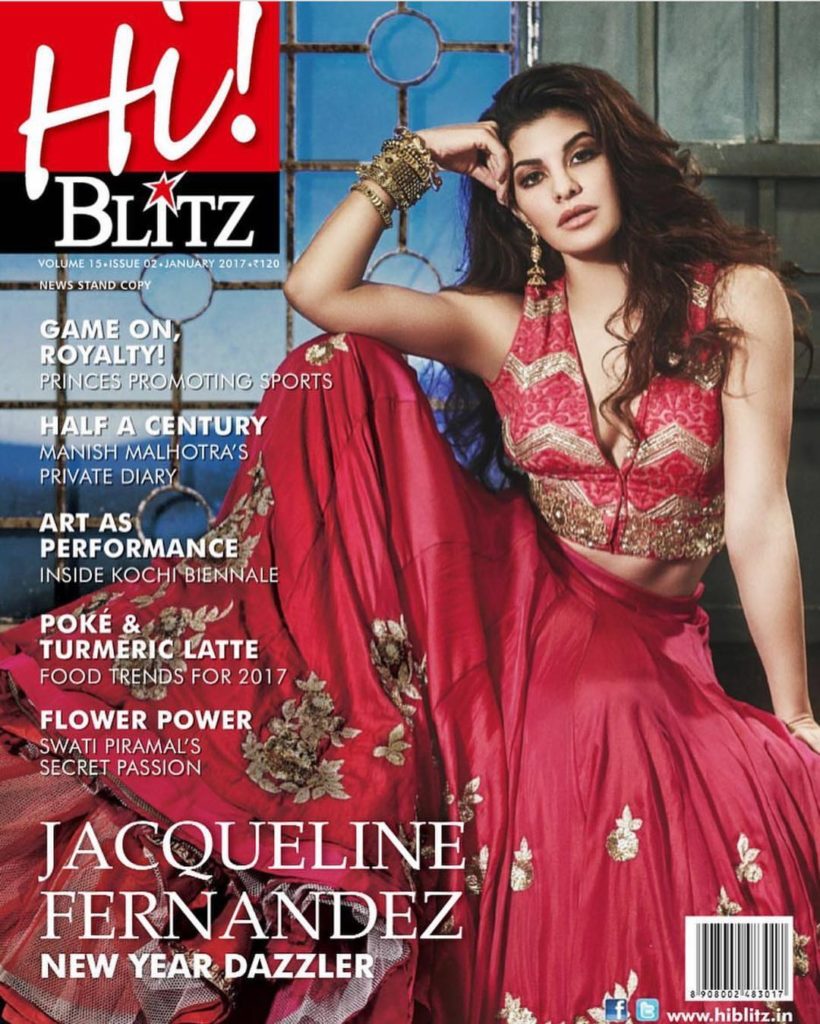 Jaqueline Fernandez Cover PhotoShoot for Hi!Blitz Magazine January 2017