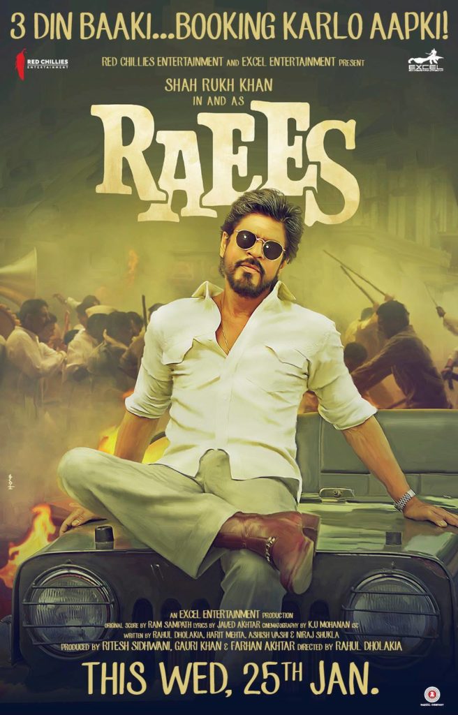 Raees Movie New Poster - India Release 2017