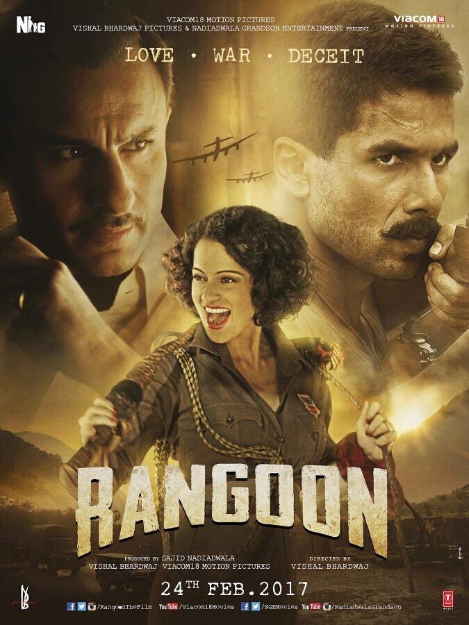 Rangoon Fourth Poster - India Release 2017