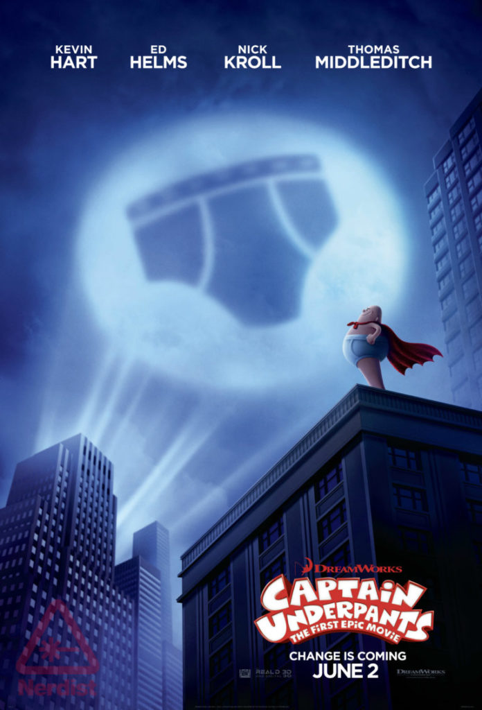 Captain Underpants Movie Poster - India Release 2017