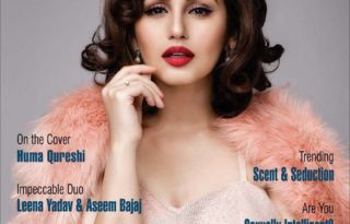 Huma Qureshi On The Cover Of Wedding Affair Magazine February-March 2017